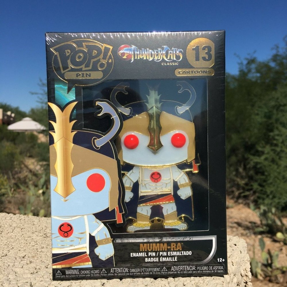 Funko Pop Large Enamel Pin - ThunderCats Classic - MUMM-RA  (#13, NEW)